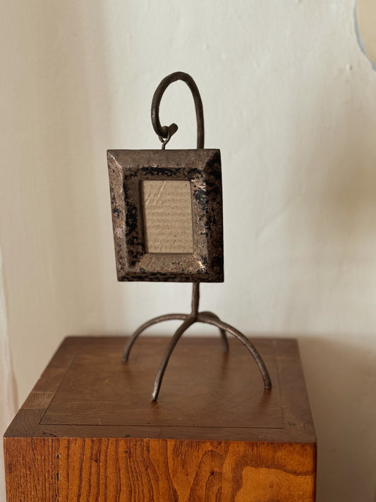 European Iron Picture Frame and Stand