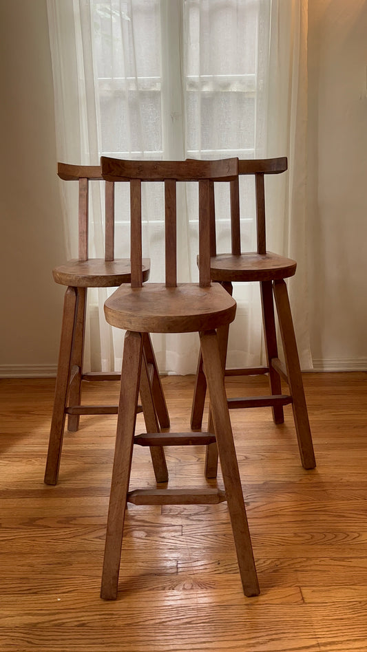 Rustic Primitive Barstools